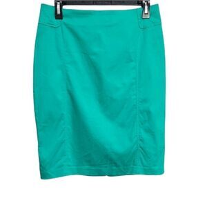 New‎ York Company Women's Green Pencil Skirt Size 6
